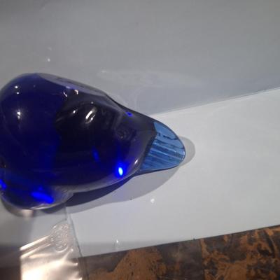 Sale Photo Thumbnail #645: glass blue bird