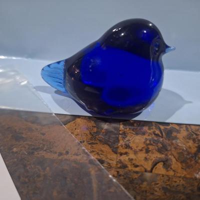 Sale Photo Thumbnail #644: glass blue bird