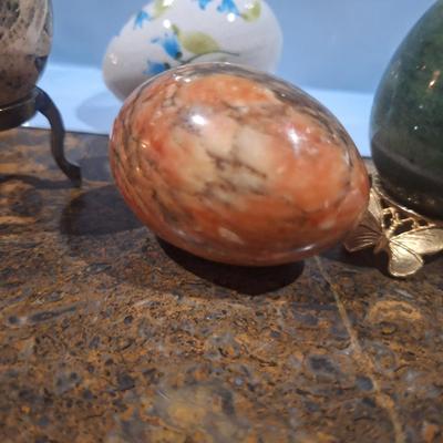 Sale Photo Thumbnail #709: Eggs- stone and ceramic