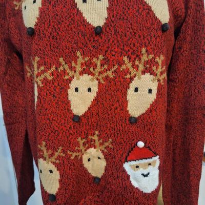 Sale Photo Thumbnail #839: Karen Scott Christmas Sweater size L