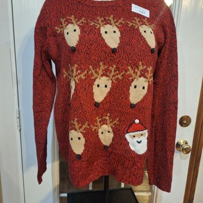 Sale Photo Thumbnail #838: Karen Scott Christmas Sweater size L