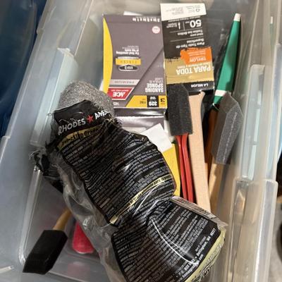 Sale Photo Thumbnail #1123: G3-Drop Cloths and painting supplies