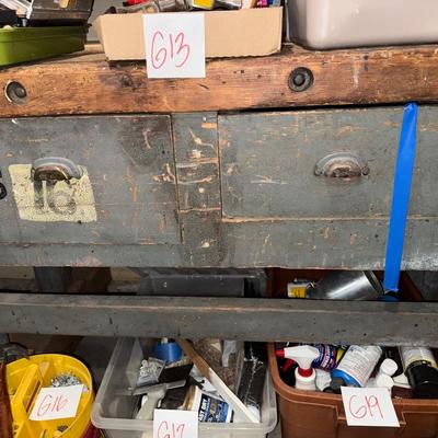 Sale Photo Thumbnail #1154: G12-Work Bench

This is for the workbench only, this lot does not include the items on top of or in front of the workbench