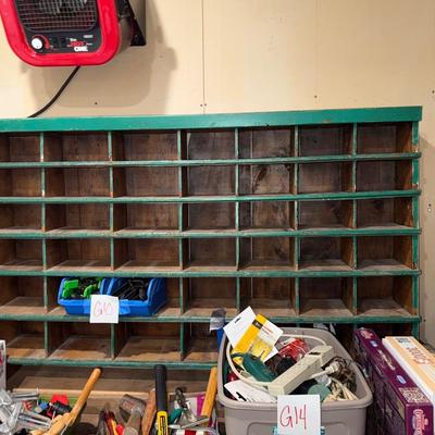 Sale Photo Thumbnail #1156: G12-Work Bench

This is for the workbench only, this lot does not include the items on top of or in front of the workbench