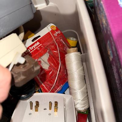 Sale Photo Thumbnail #1166: G14-tote of Garage goodies