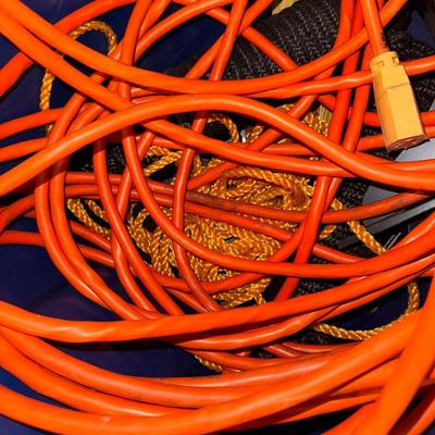 Sale Photo Thumbnail #1233: G37-extension cord, rope, etc.