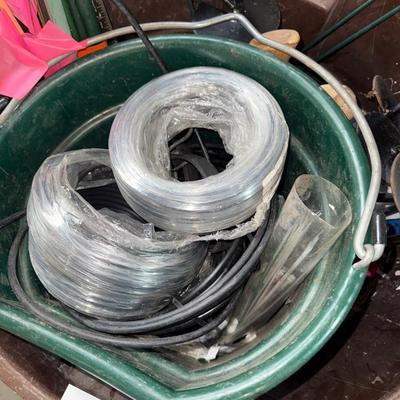 Sale Photo Thumbnail #1261: G45-Bucket of Garage Items