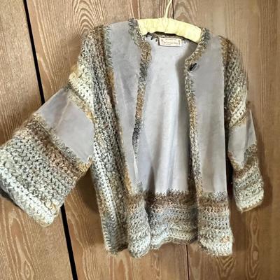 Lot 174 Suade & Wool Top