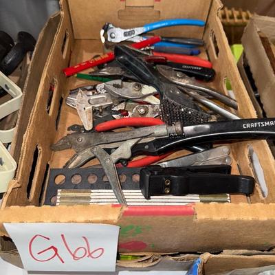 Sale Photo Thumbnail #1313: G66-2 flats of tools