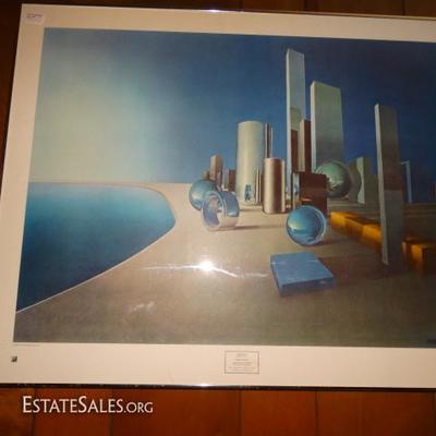 Ralph Hertle Until Now 1974 Original Lithograph