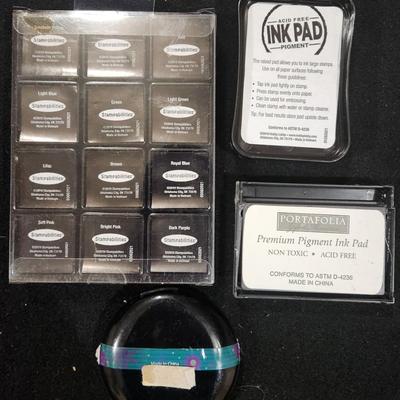 Sale Photo Thumbnail #202: Ink Pad Minis (box of 12) & Ink Pad Pigment w/ Blooming flowers