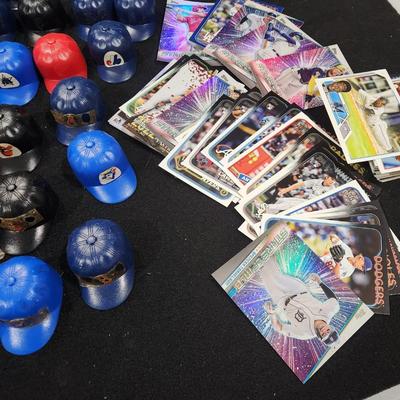Sale Photo Thumbnail #193: Vintage MLB Mini Plastic Batting Helmet Large Lot Rare & MN Twins Helmet plus Huge Topps Rookie Baseball Card lot - Players like Ohtani, Acuna & many more!