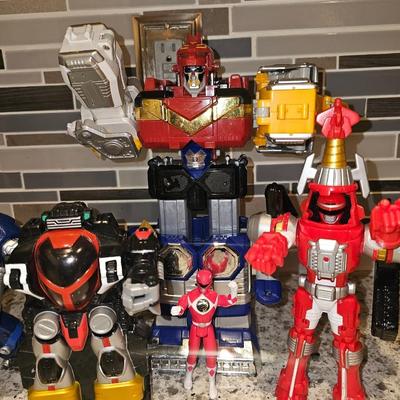 Sale Photo Thumbnail #224: Rare Power Rangers Megazord Action Figure Lot