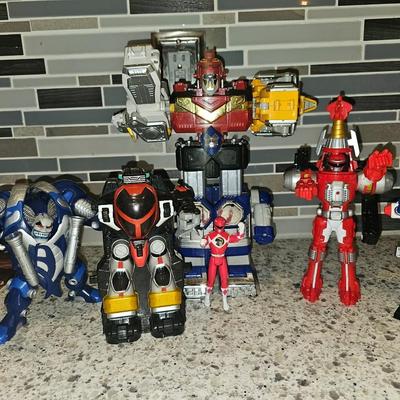 Sale Photo Thumbnail #222: Rare Power Rangers Megazord Action Figure Lot