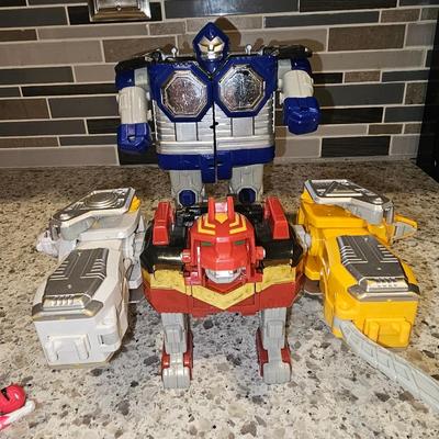 Sale Photo Thumbnail #223: Rare Power Rangers Megazord Action Figure Lot