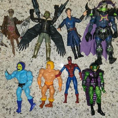 Sale Photo Thumbnail #233: Large Lot of Marvel & MOTU Masters of the Universe Toy Lot