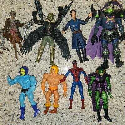 Sale Photo Thumbnail #232: Large Lot of Marvel & MOTU Masters of the Universe Toy Lot