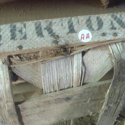 Vintage Lumberton, NC Authentic Splint Wood Tobacco Leaf Market Basket (AA)
