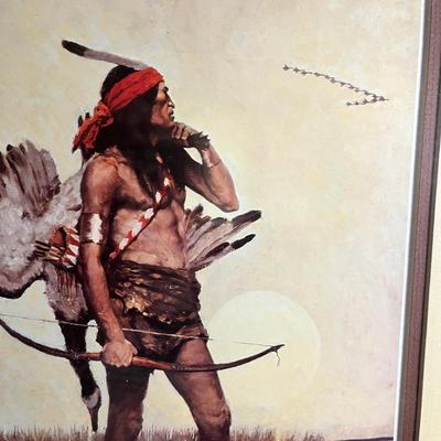 Lot 185 Native American Print