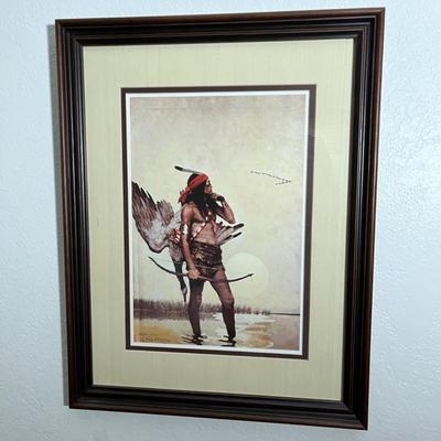Lot 185 Native American Print