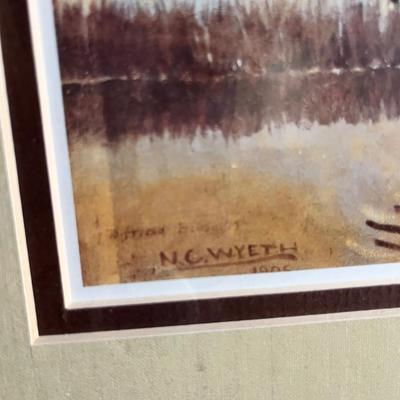 Lot 185 Native American Print