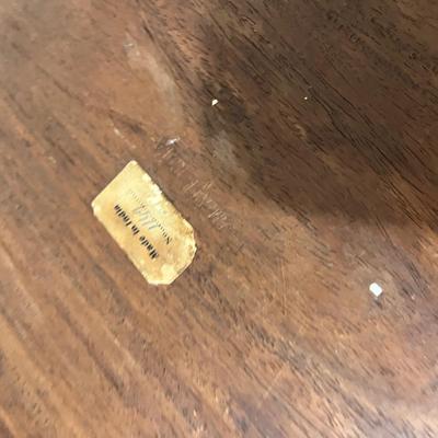 Lot 191 Vintage wood tray & other