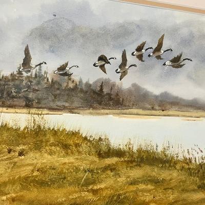 Lot 194 Water fowl print