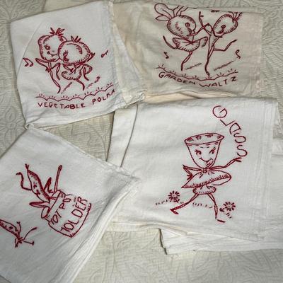 Lot 198 Vintage towels