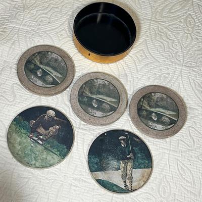 Lot 208 Golf Coasters