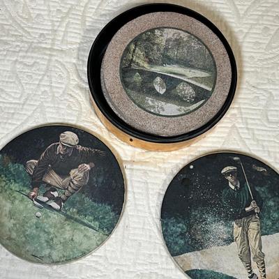 Lot 208 Golf Coasters