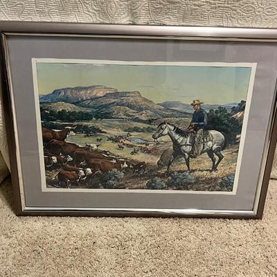 Lot 209 Western Print
