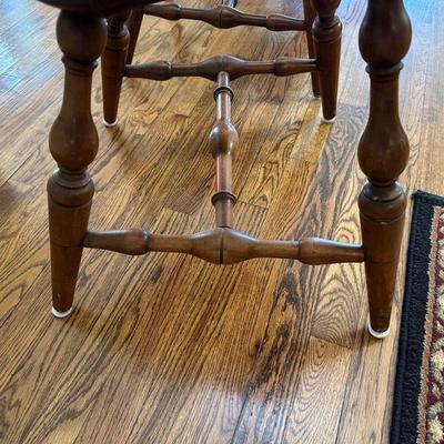 4 ETHAN ALLEN FIDDLEBACK WINDSOR DINING CHAIRS