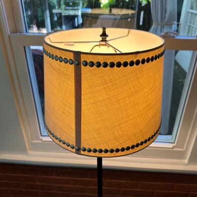 FLOOR LAMP AND SIDE TABLE