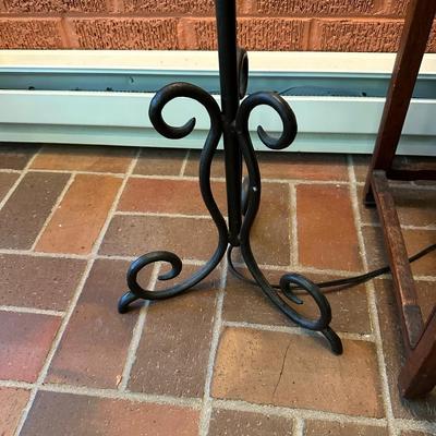FLOOR LAMP AND SIDE TABLE