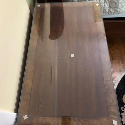 ETHAN ALLEN 2 DRAWER “CONNOLLY” NIGHTSTAND WITH LAMP