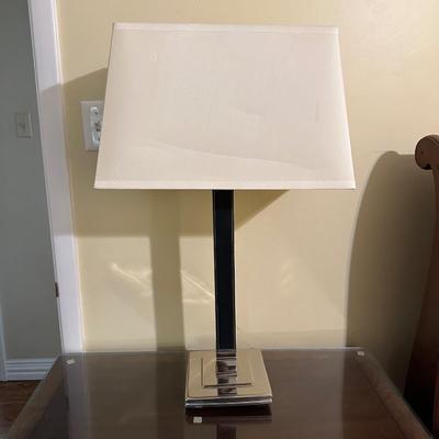 ETHAN ALLEN 2 DRAWER “CONNOLLY” NIGHTSTAND WITH LAMP
