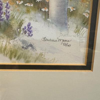 BARBARA MOORE SIGNED AND NUMBERED PRINTS 93/100