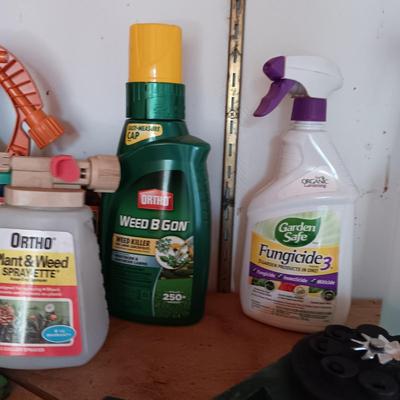 YARD CHEMICALS AND SPRINKLERS