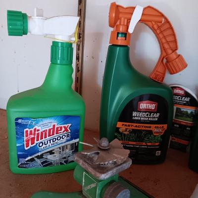 YARD CHEMICALS AND SPRINKLERS