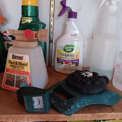 YARD CHEMICALS AND SPRINKLERS