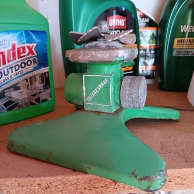 YARD CHEMICALS AND SPRINKLERS