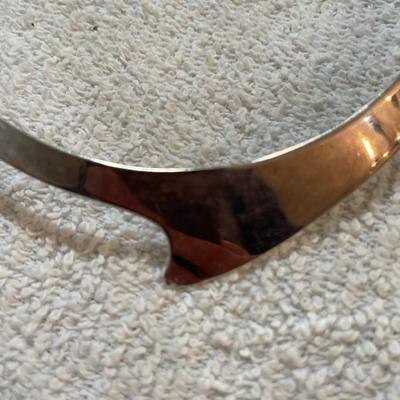 Lot 262 Sterling Cuff Necklace