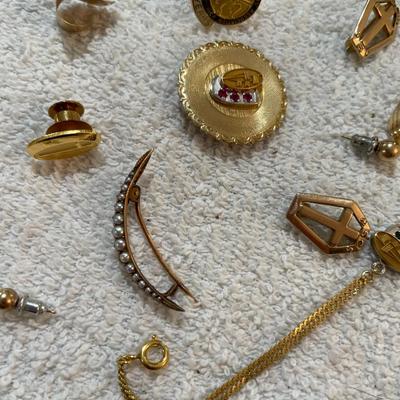 Lot 266 Gold Filled Jewelry lot