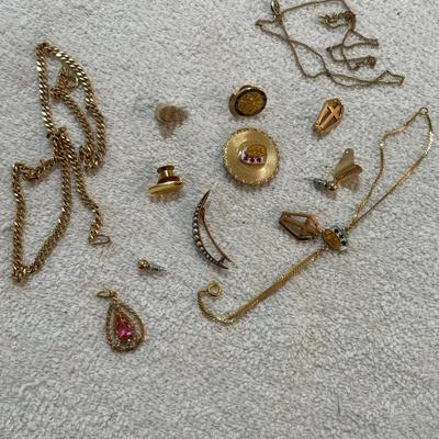 Lot 266 Gold Filled Jewelry lot