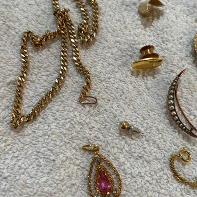 Lot 266 Gold Filled Jewelry lot