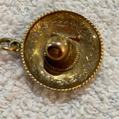 lot 270 Sombrero Charm 14K gold