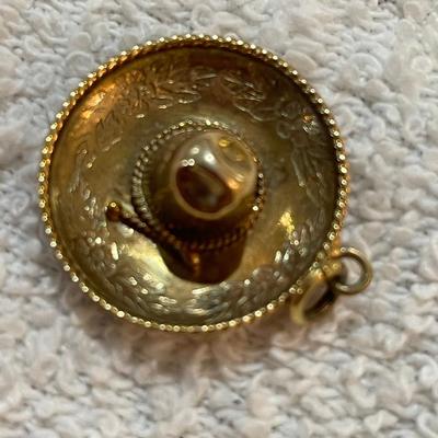 lot 270 Sombrero Charm 14K gold