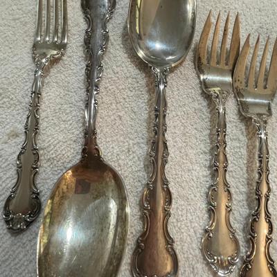 lot 272 Gorham Strasbourg serving pieces Sterling silver