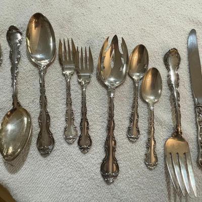 lot 272 Gorham Strasbourg serving pieces Sterling silver