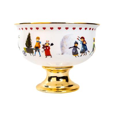 Porcelain Pedestal Bowl